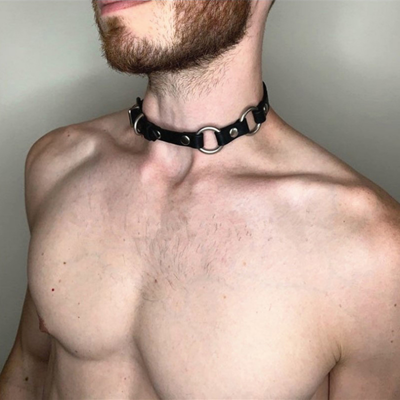 Gargantilha elegante de couro  - Men Accessories Neck Chain avaliação e preço