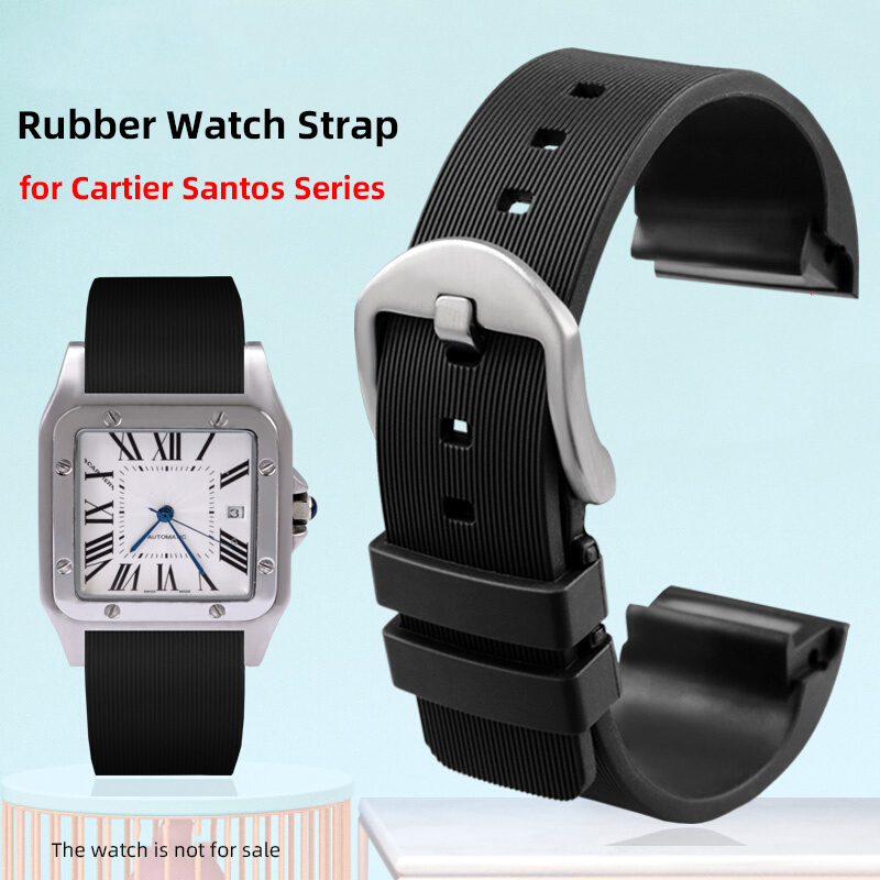 Pulseira de relógio de silicon - Men'S Accessories Cartier avaliação e preço