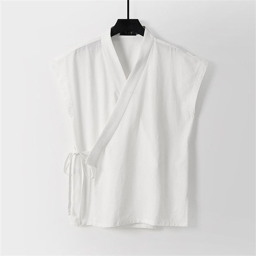 Colete Masculino Chinês de Alg - Men'S Kimono Accessories avaliação e preço