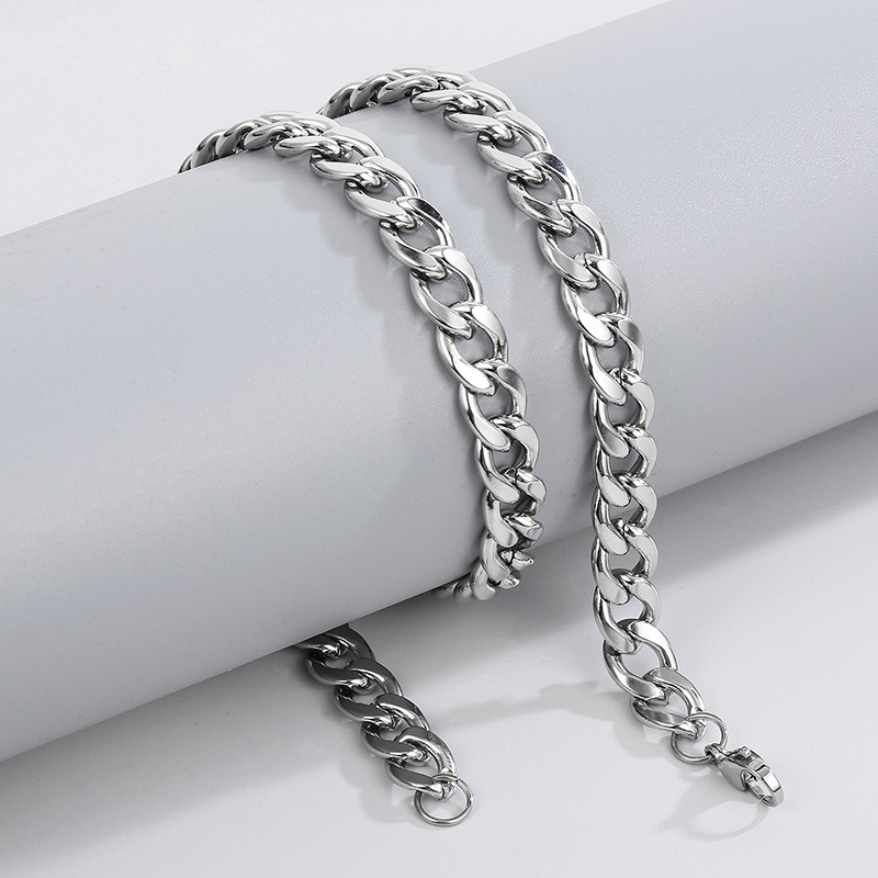 Colar de corrente cubana em aç - Men Accessories Neck Chain avaliação e preço